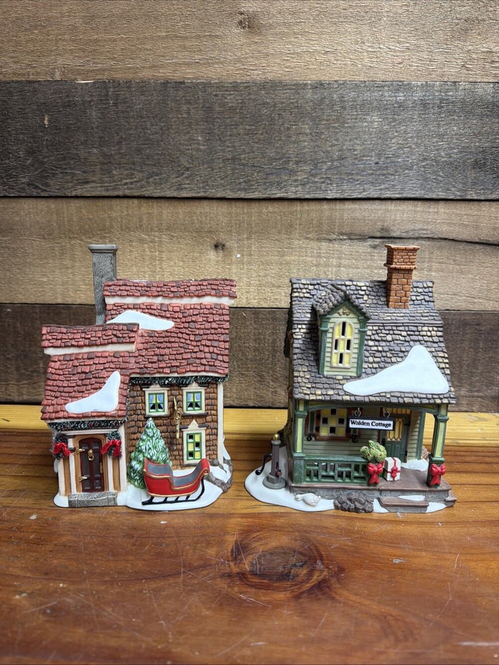Dept 56- New England Village - Warren Homestead & Walden Cottage In Box
